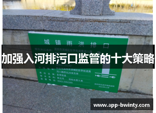 加强入河排污口监管的十大策略