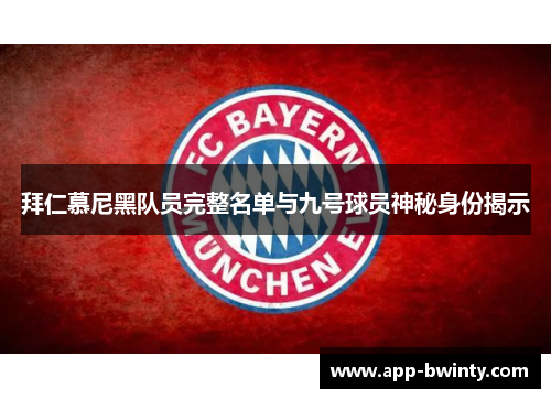 拜仁慕尼黑队员完整名单与九号球员神秘身份揭示